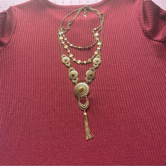 Brass necklace - Picture 6 of 8